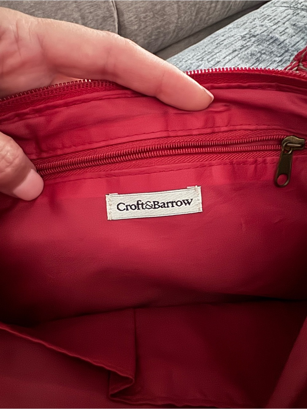croft & barrow Berry Multi Crochet Crossbody Bag - Picture 7 of 7